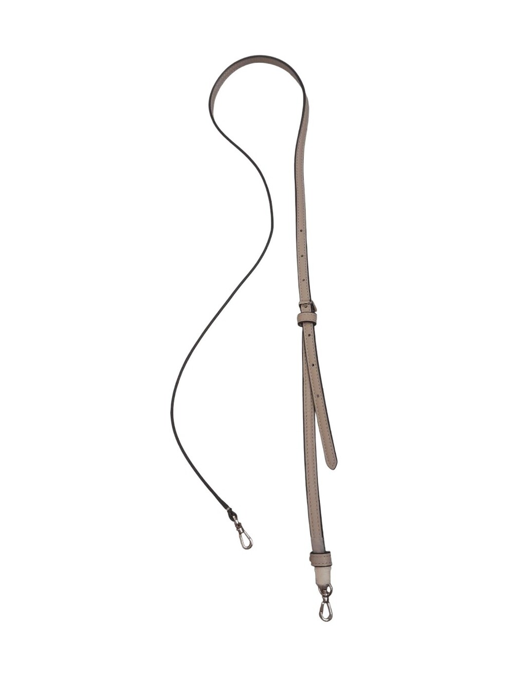 KATE SPADE - Adjustable Taupe Leather Crossbody Strap